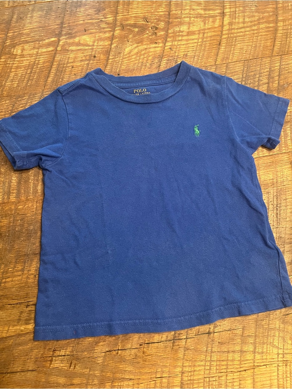 Polo by Ralph Lauren Royal Blue Short-Sleeve Tee with Green Logo